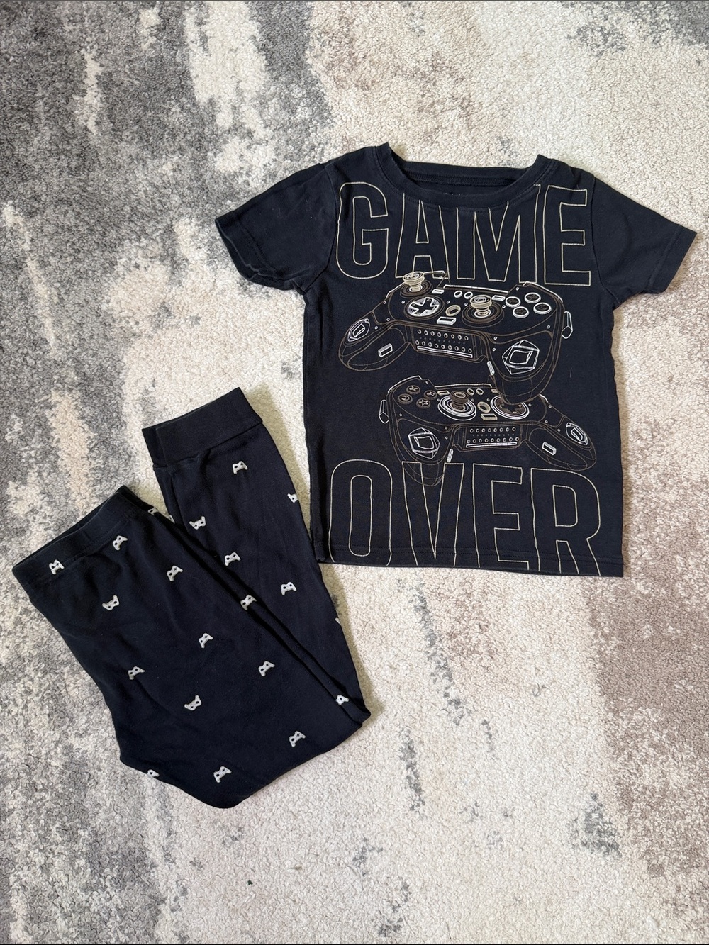 Carter's Boys Black 'Game Over' Video Game Pajama Set